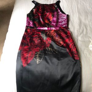 Tahari beautiful shiny satin dress for any occasion. Sell to best offers.